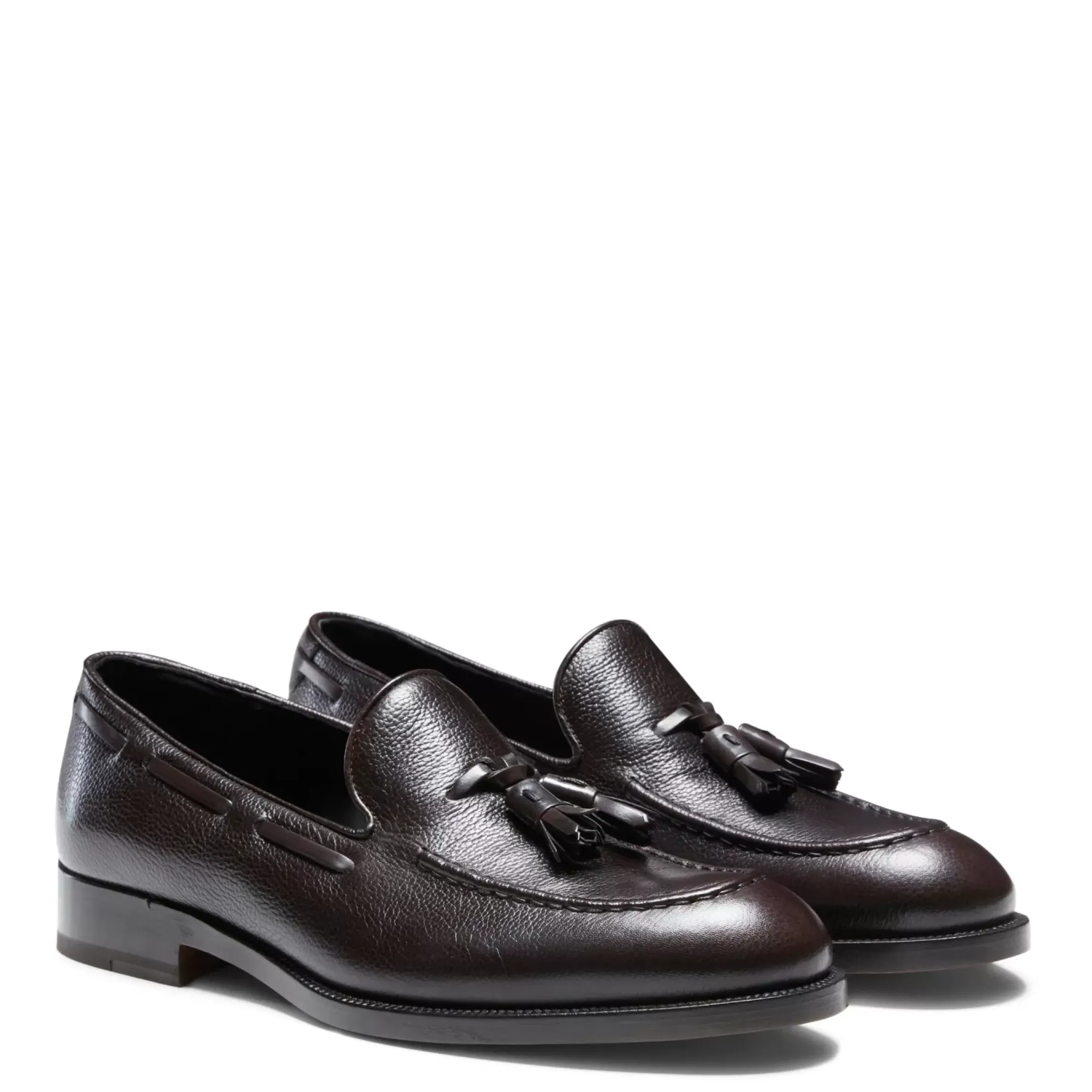 Fratelli Rossetti Ebony leather Brera loafer|^ Loafers