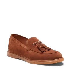 Fratelli Rossetti Fiocchetto Patch Registered Design loafer in burnt-colour suede|^ Slip On