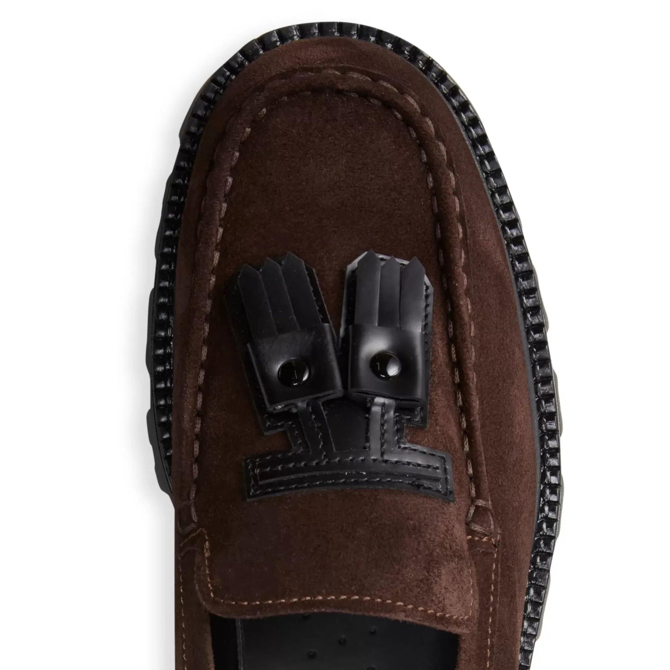 Fratelli Rossetti Fiocchetto Patch Registered Design loafer in tan suede|^ Loafers