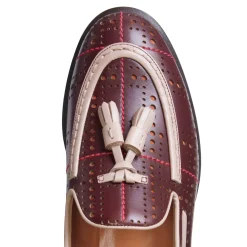 Fratelli Rossetti leather Tartan Brera loafer|^ Loafers