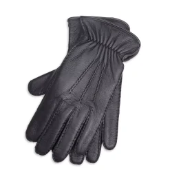 Fratelli Rossetti Guanto uomo in pelle colore blu-^ Guanti