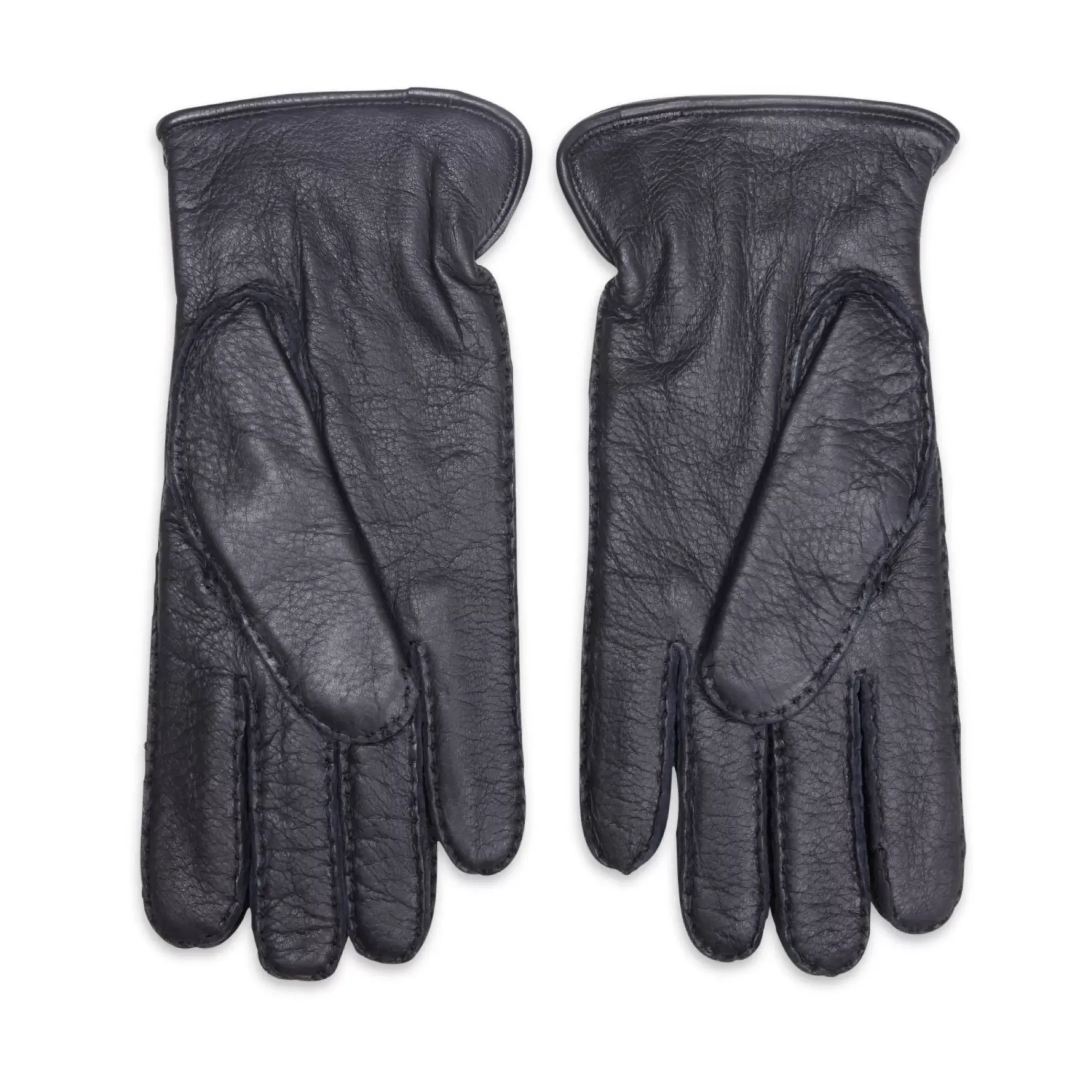 Fratelli Rossetti Guanto uomo in pelle colore blu-^ Guanti