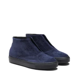 Fratelli Rossetti Hobo Sport desert boot in navy blue-coloured suede|^ Sneakers