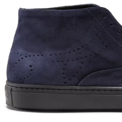 Fratelli Rossetti Hobo Sport desert boot in navy blue-coloured suede|^ Sneakers