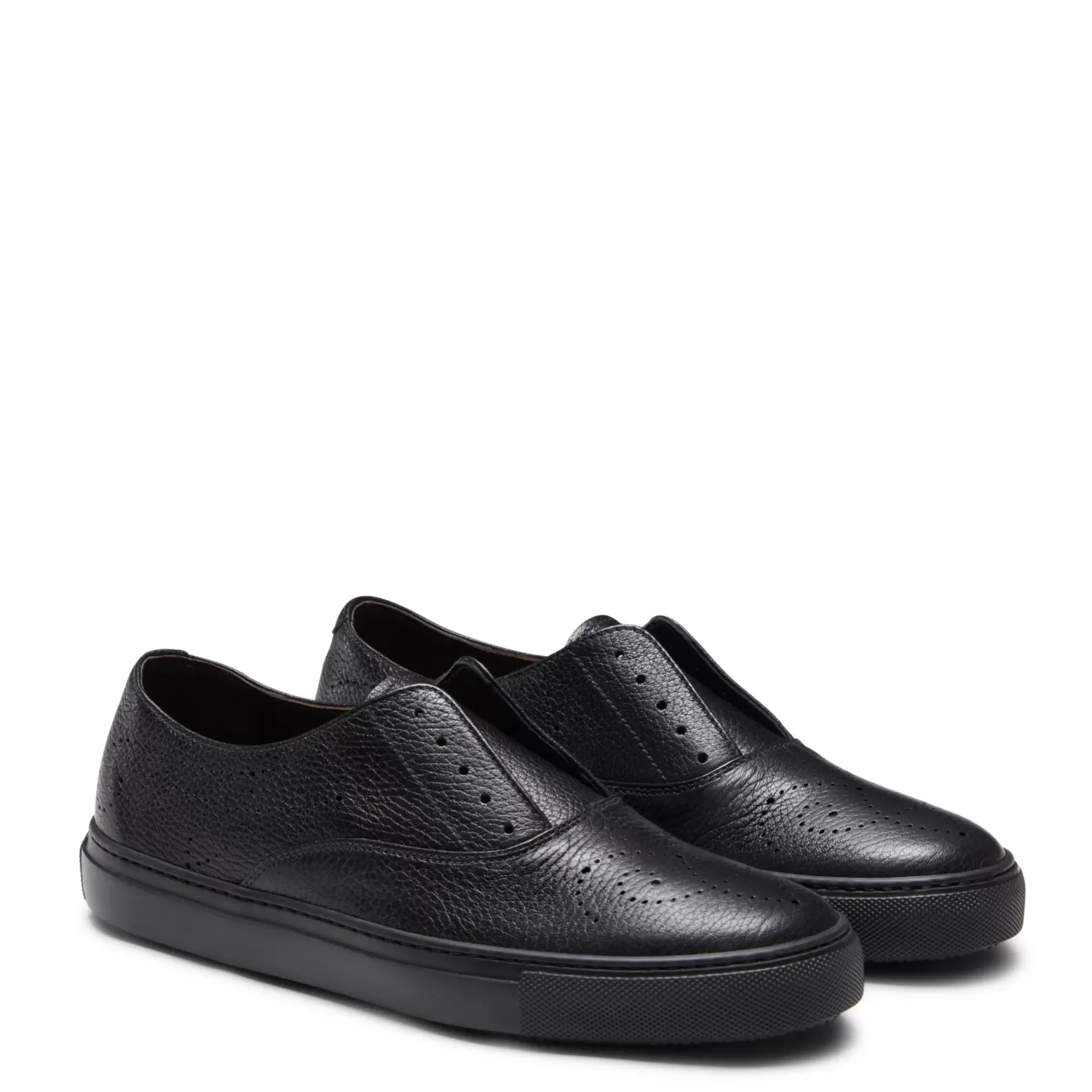 Fratelli Rossetti Hobo Sport sneaker in black leather|^ Sneakers