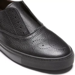 Fratelli Rossetti Hobo Sport sneaker in black leather|^ Sneakers