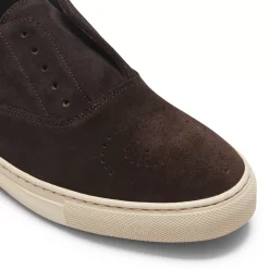 Fratelli Rossetti Hobo Sport sneaker in cocoa brown suede|^ Sneakers