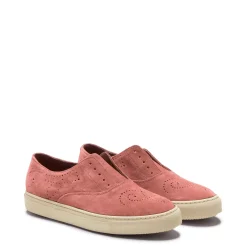 Fratelli Rossetti Hobo Sport sneaker in lychee-coloured suede|^ Sneakers
