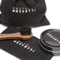 Fratelli Rossetti Kit shoe care con crema nera-^ Shoe Care