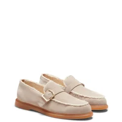 Fratelli Rossetti Loafer in sand-coloured suede|^ Slip On