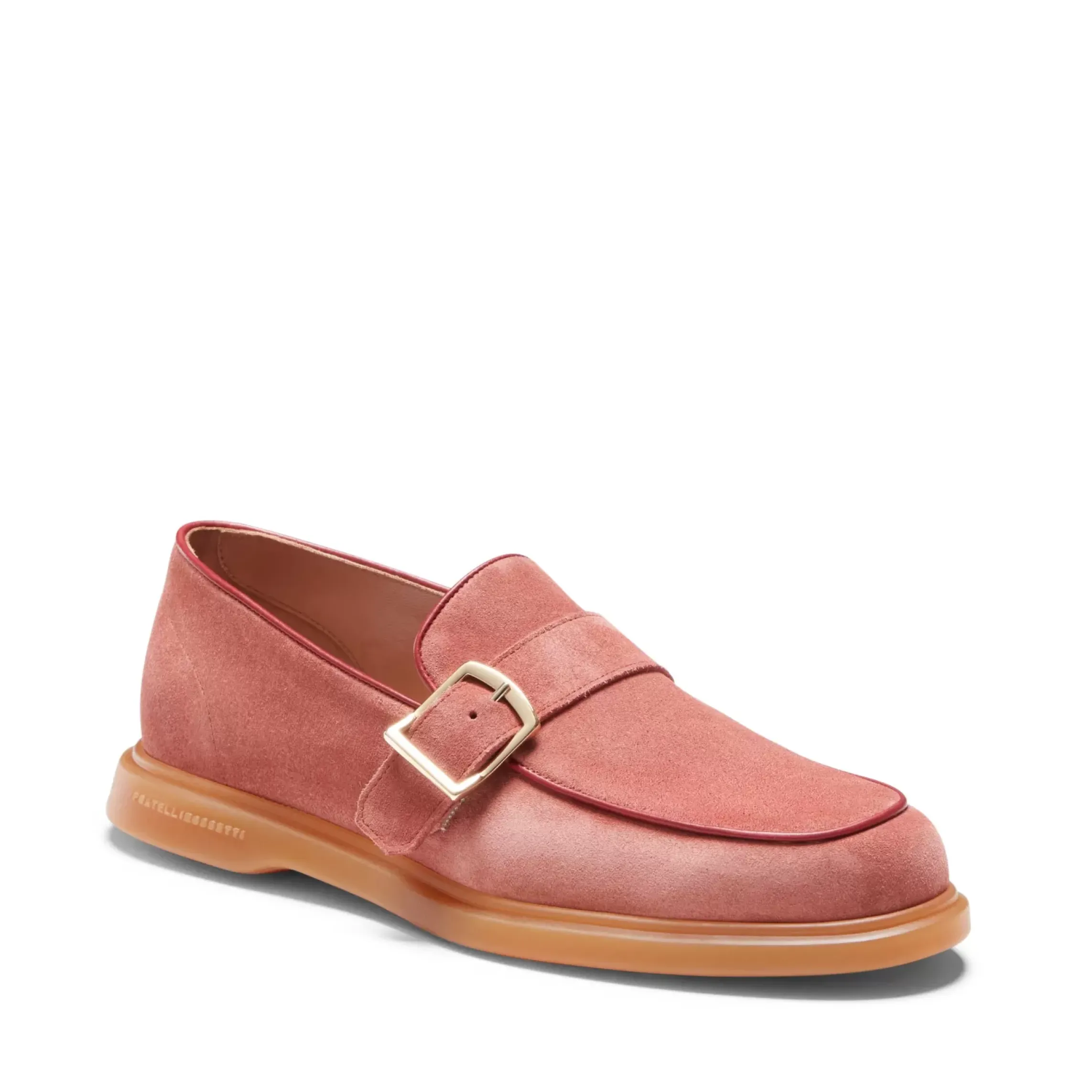 Fratelli Rossetti Lychee-coloured suede loafer|^ Slip On