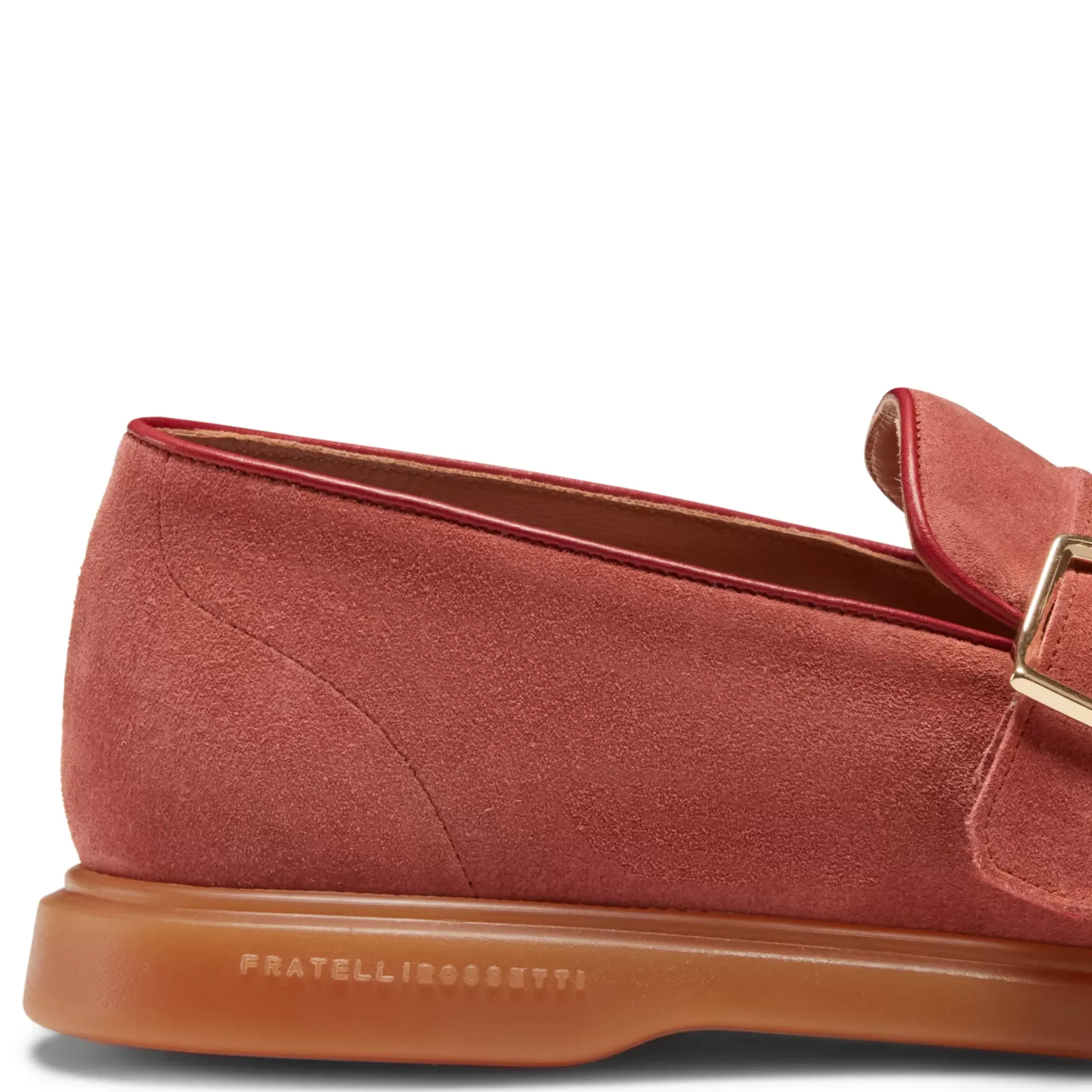 Fratelli Rossetti Lychee-coloured suede loafer|^ Slip On