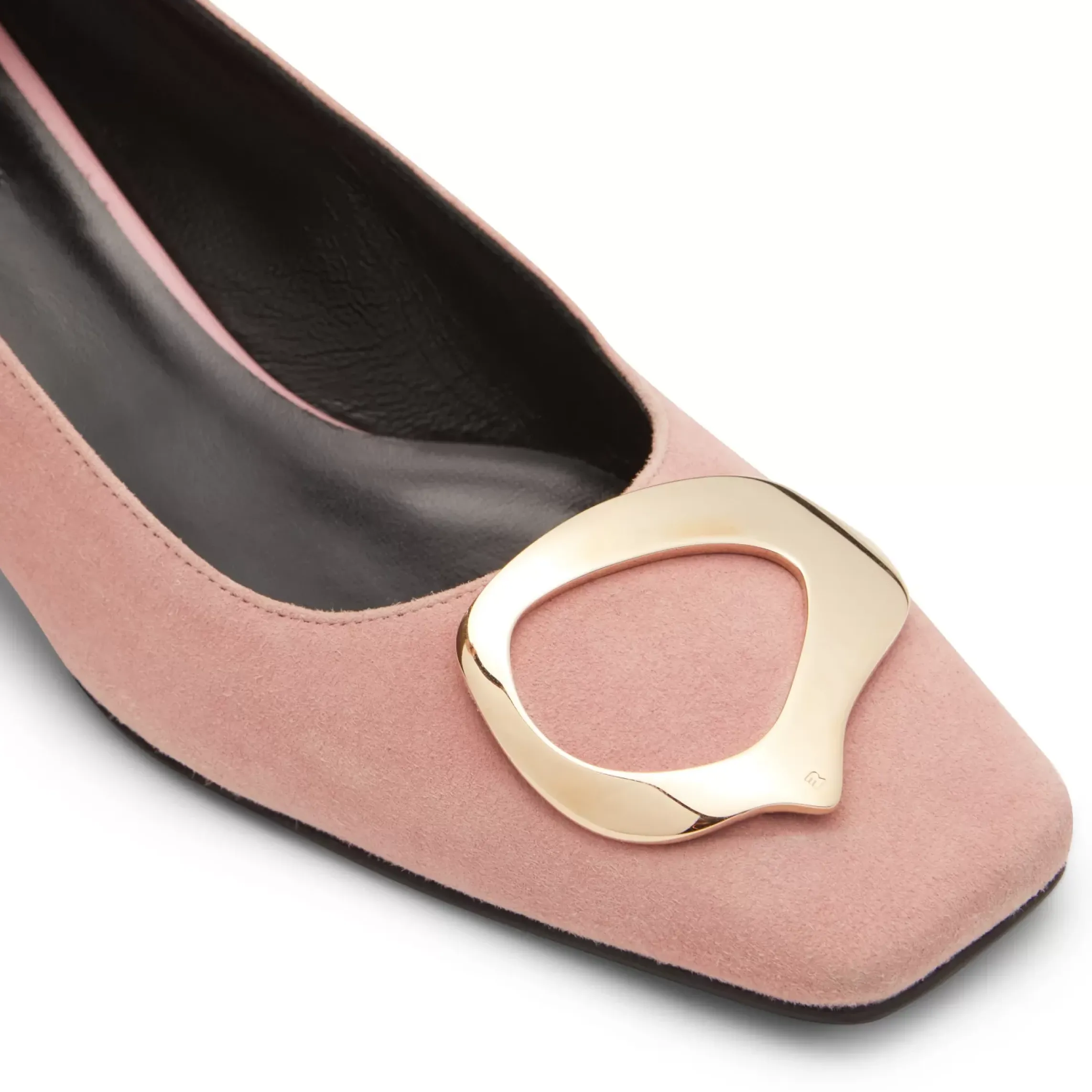 Fratelli Rossetti Lychee-coloured suede Magenta pump|^ Décolleté