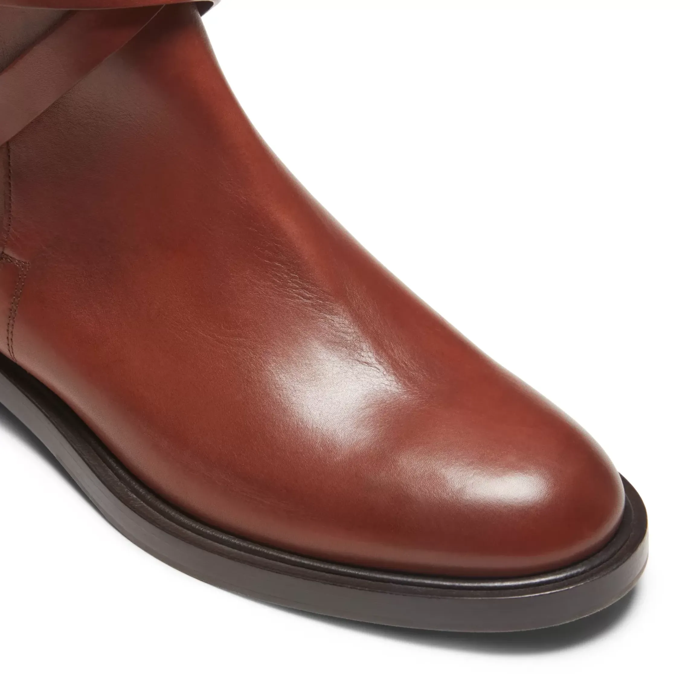 Fratelli Rossetti Magenta ankle boot in black leather|^ Ankle Boots