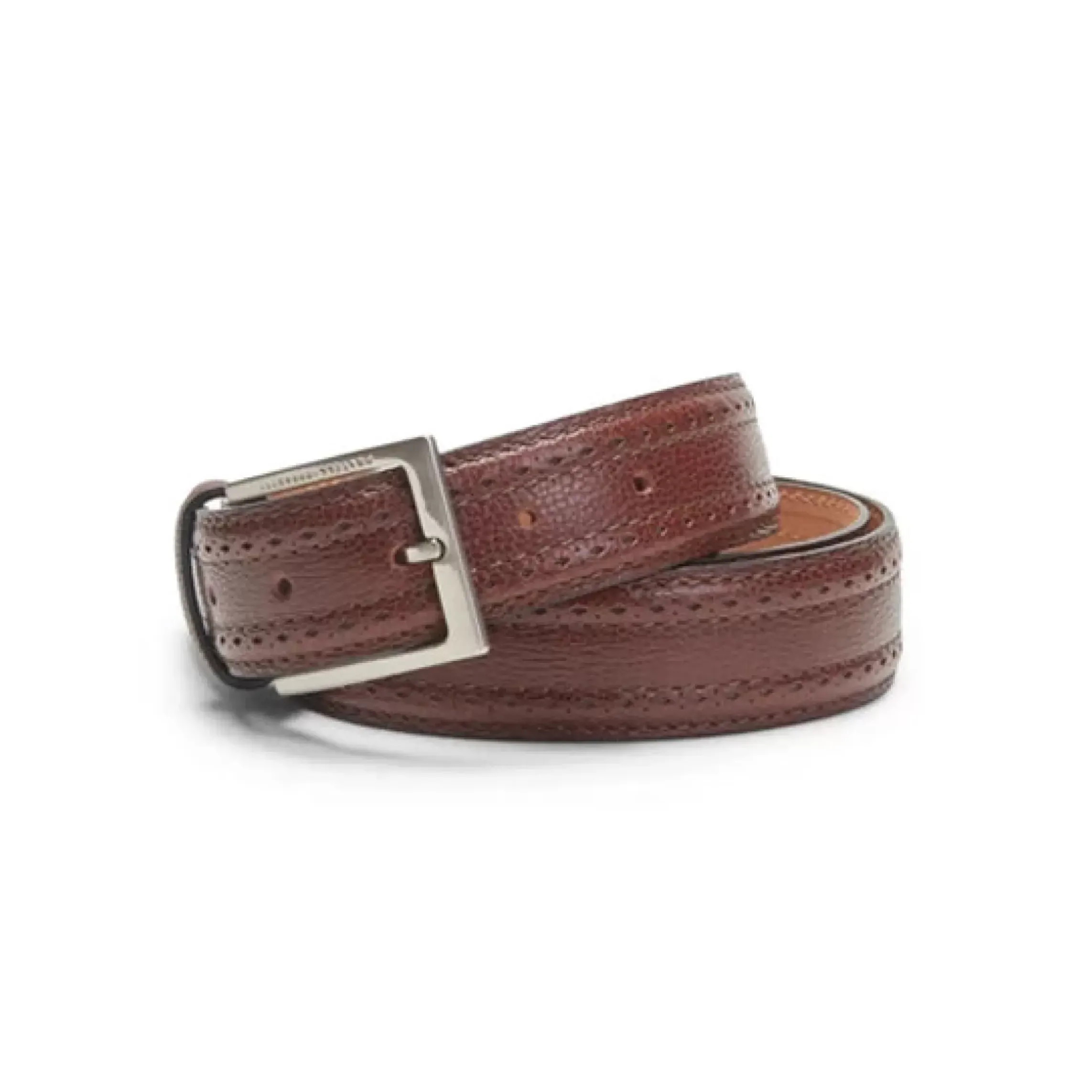 Fratelli Rossetti Men's almond-coloured leather belt|^ Belts