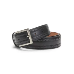 Fratelli Rossetti Men’s black leather belt|^ Belts