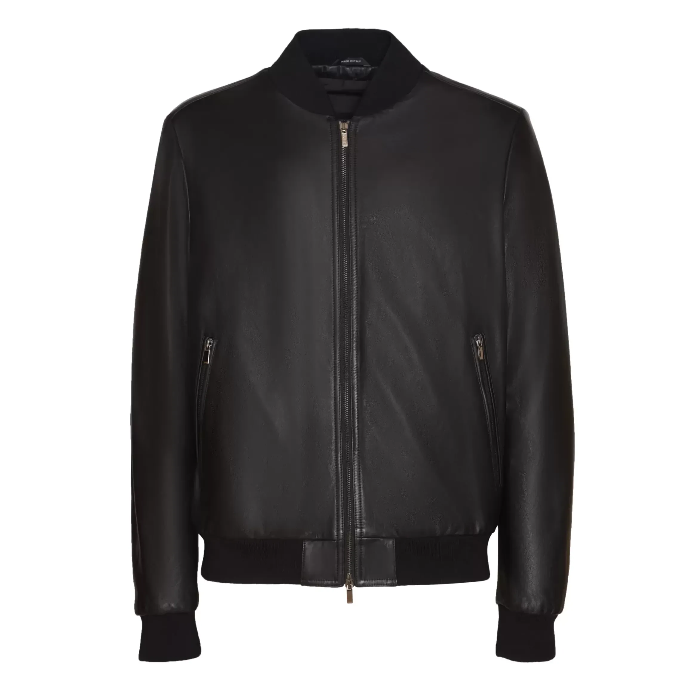 Fratelli Rossetti Men’s black nappa leather jacket|^ Outerwear