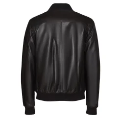 Fratelli Rossetti Men’s black nappa leather jacket|^ Outerwear