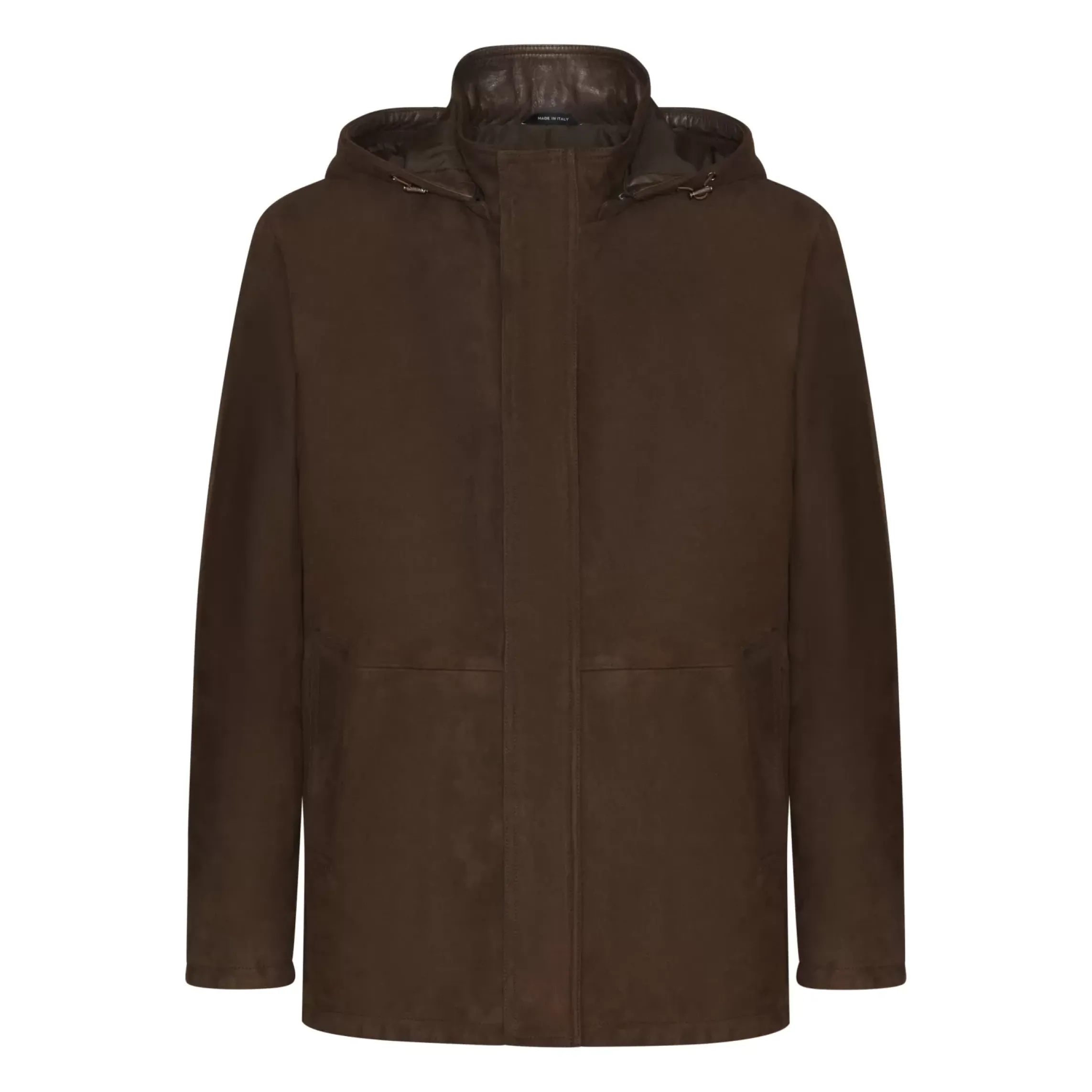 Fratelli Rossetti Men’s brown nappa leather jacket|^ Outerwear