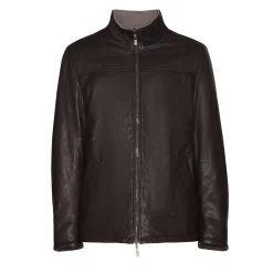 Fratelli Rossetti Men's brown reversible nappa jacket|^ Outerwear