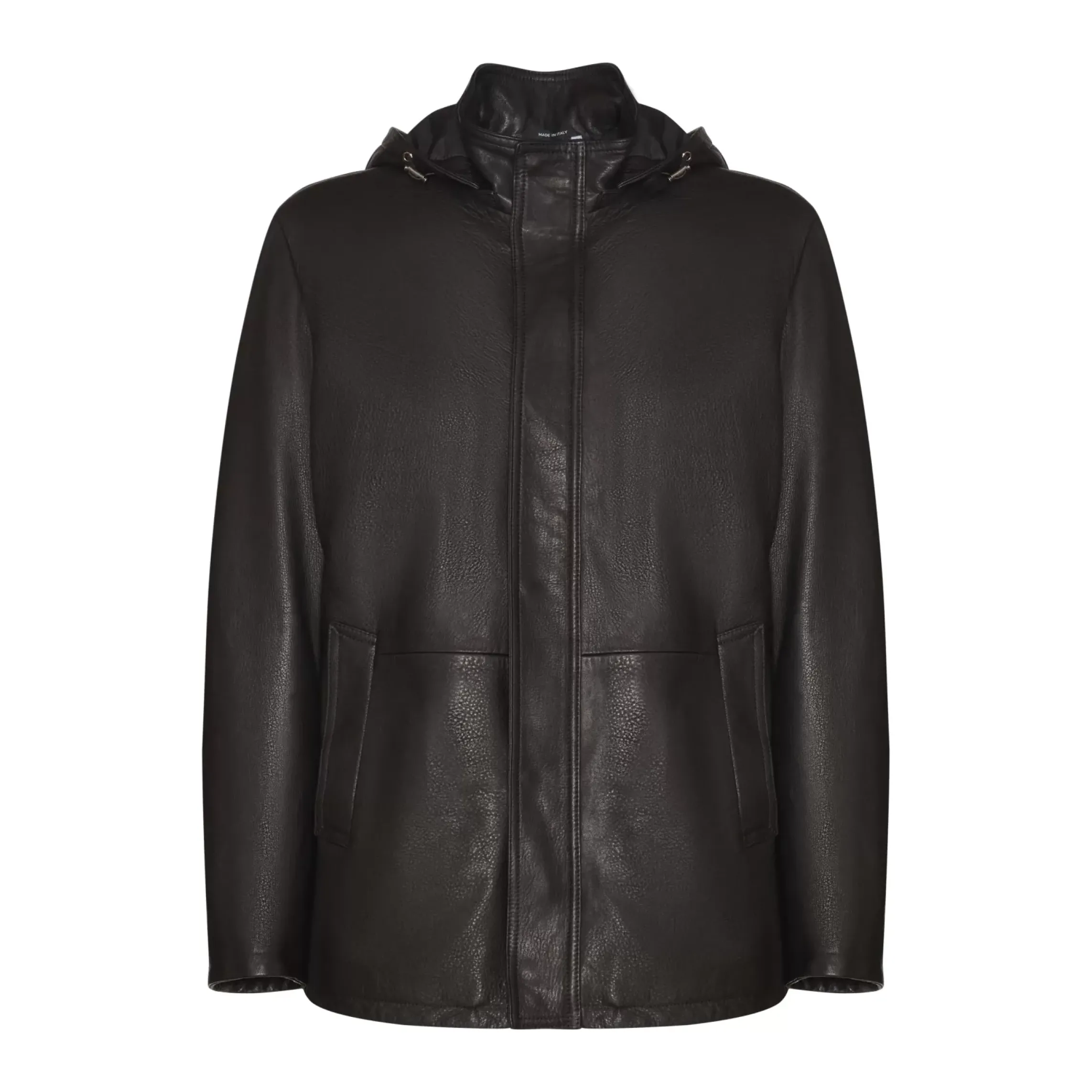 Fratelli Rossetti Men’s brown suede caban coat|^ Outerwear