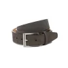 Fratelli Rossetti Men's charcoal grey suede belt|^ Belts