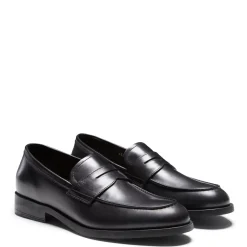 Fratelli Rossetti Mocassino in pelle color nero-^ Loafers