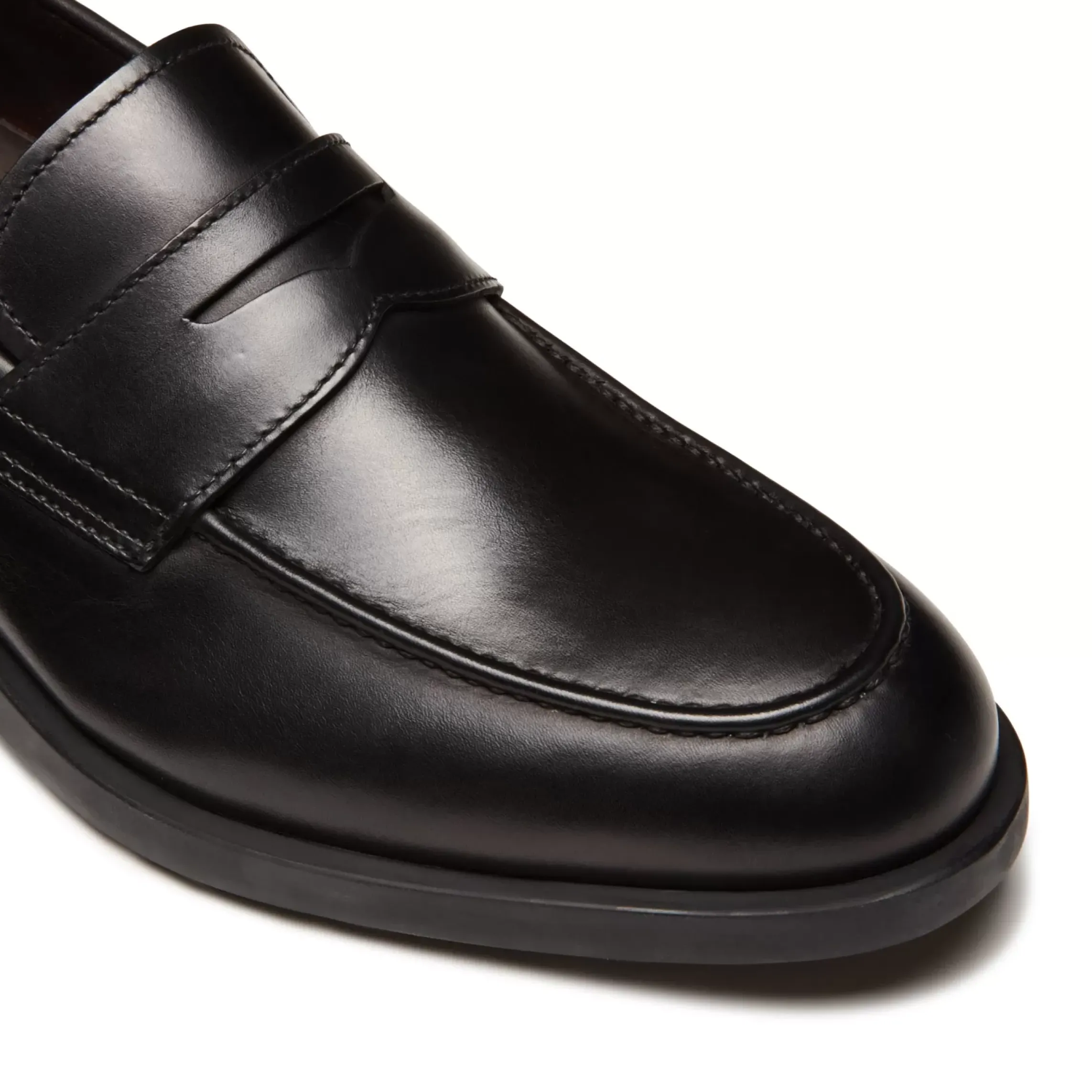 Fratelli Rossetti Mocassino in pelle color nero-^ Loafers