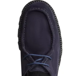 Fratelli Rossetti blue suede Derby shoe|^ Lace-up Shoes