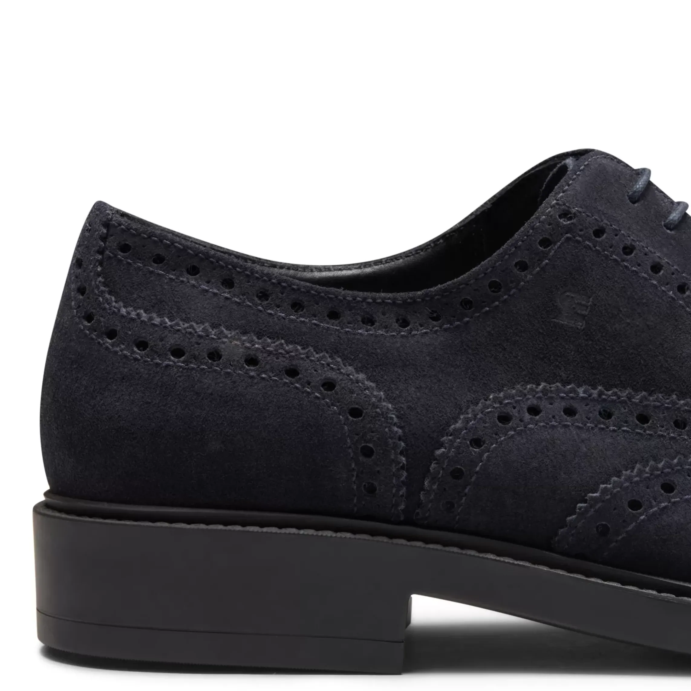 Fratelli Rossetti Navy blue suede Oxford shoe|^ Lace-up Shoes