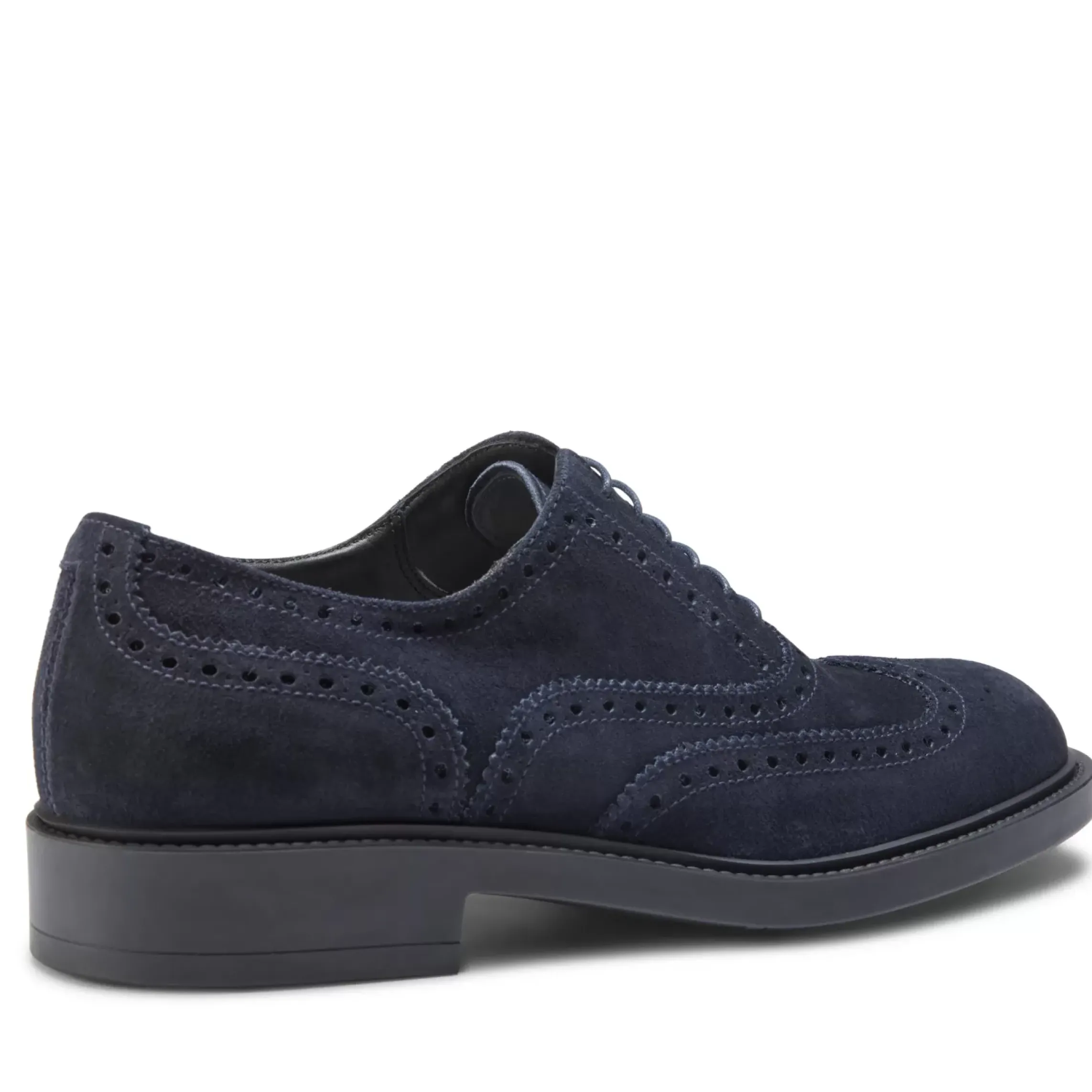 Fratelli Rossetti Navy blue suede Oxford shoe|^ Lace-up Shoes