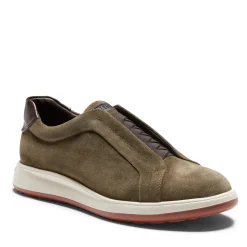 Fratelli Rossetti Olive-coloured suede sneaker|^ Sneakers