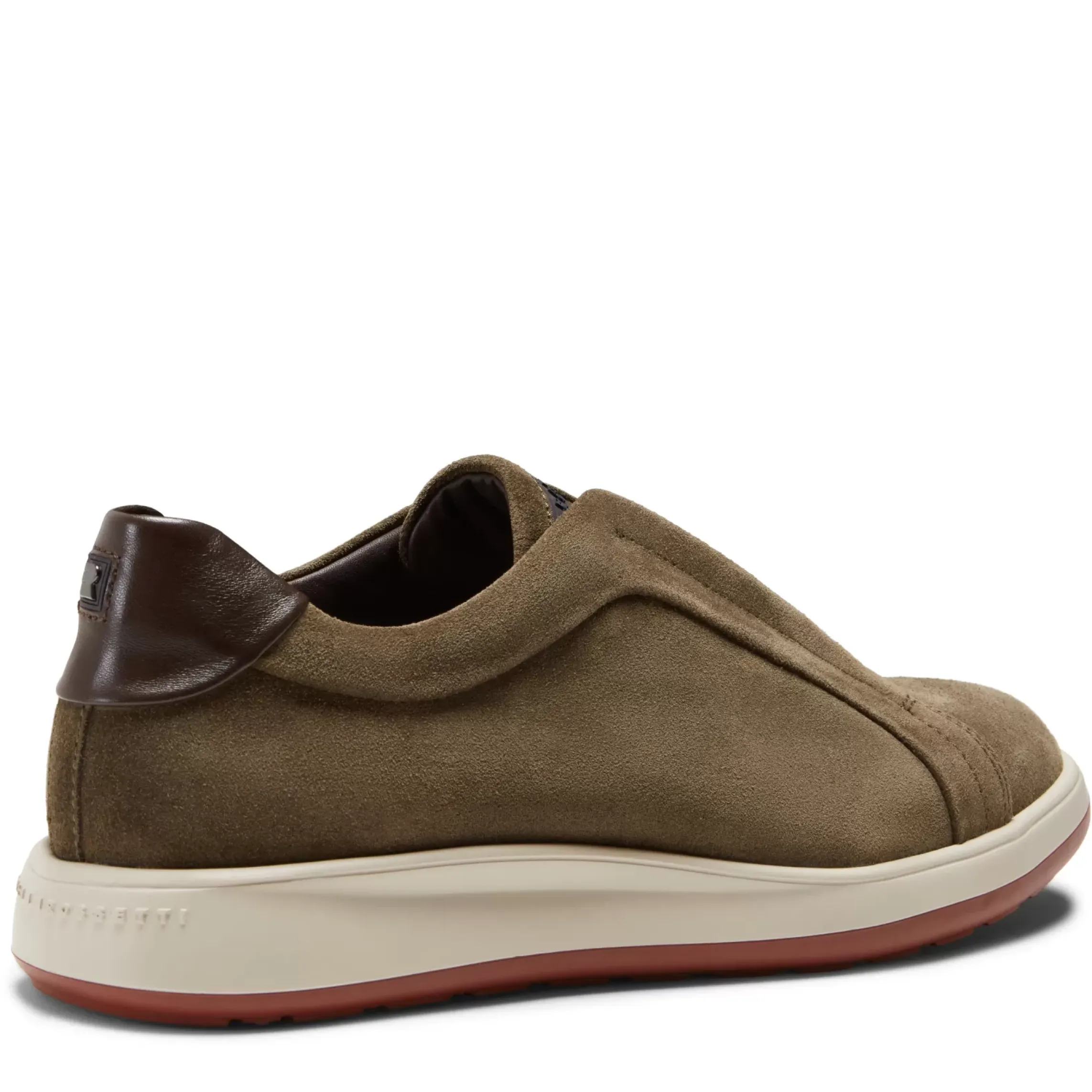 Fratelli Rossetti Olive-coloured suede sneaker|^ Sneakers