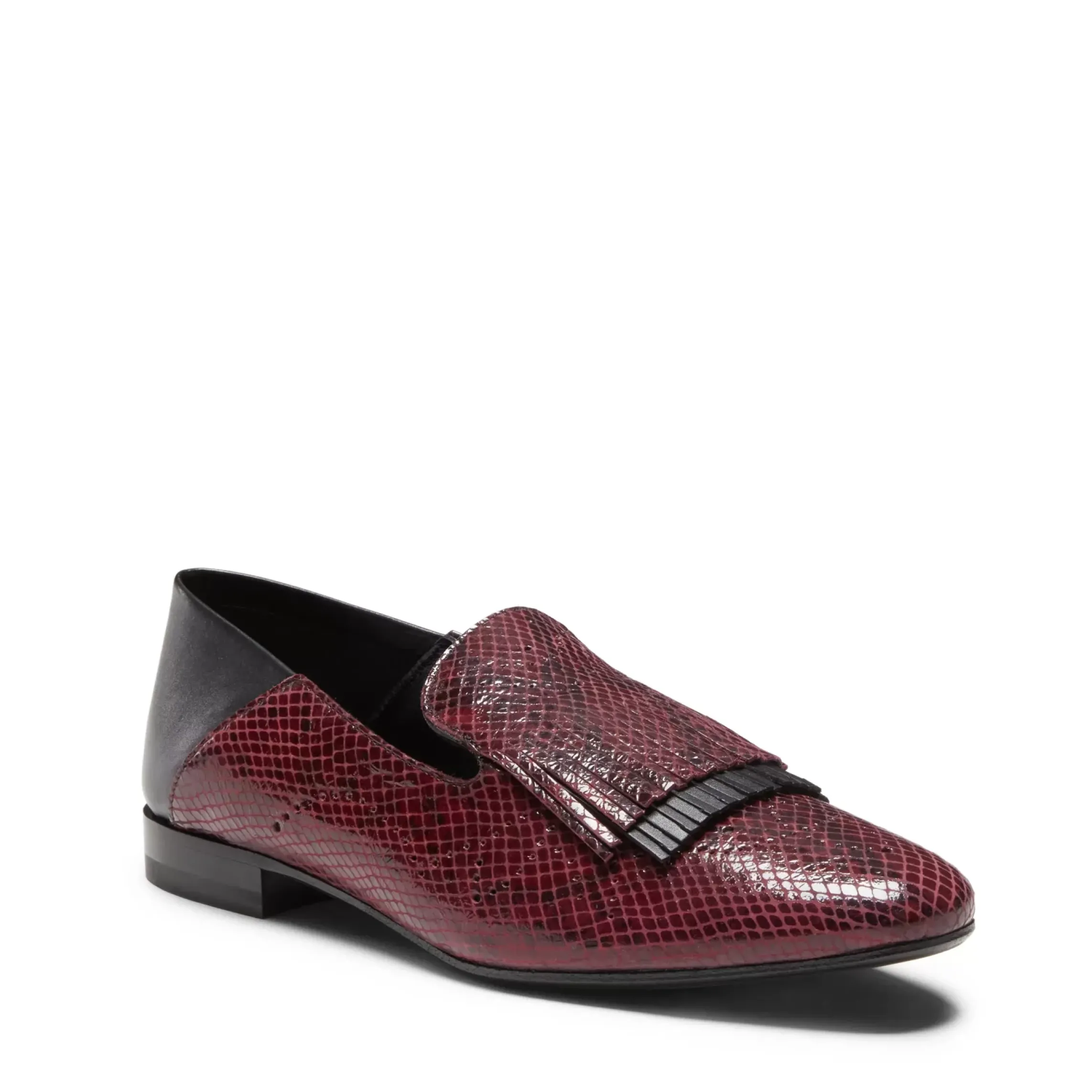 Fratelli Rossetti Plum leather Hobo slipper|^ Slip On