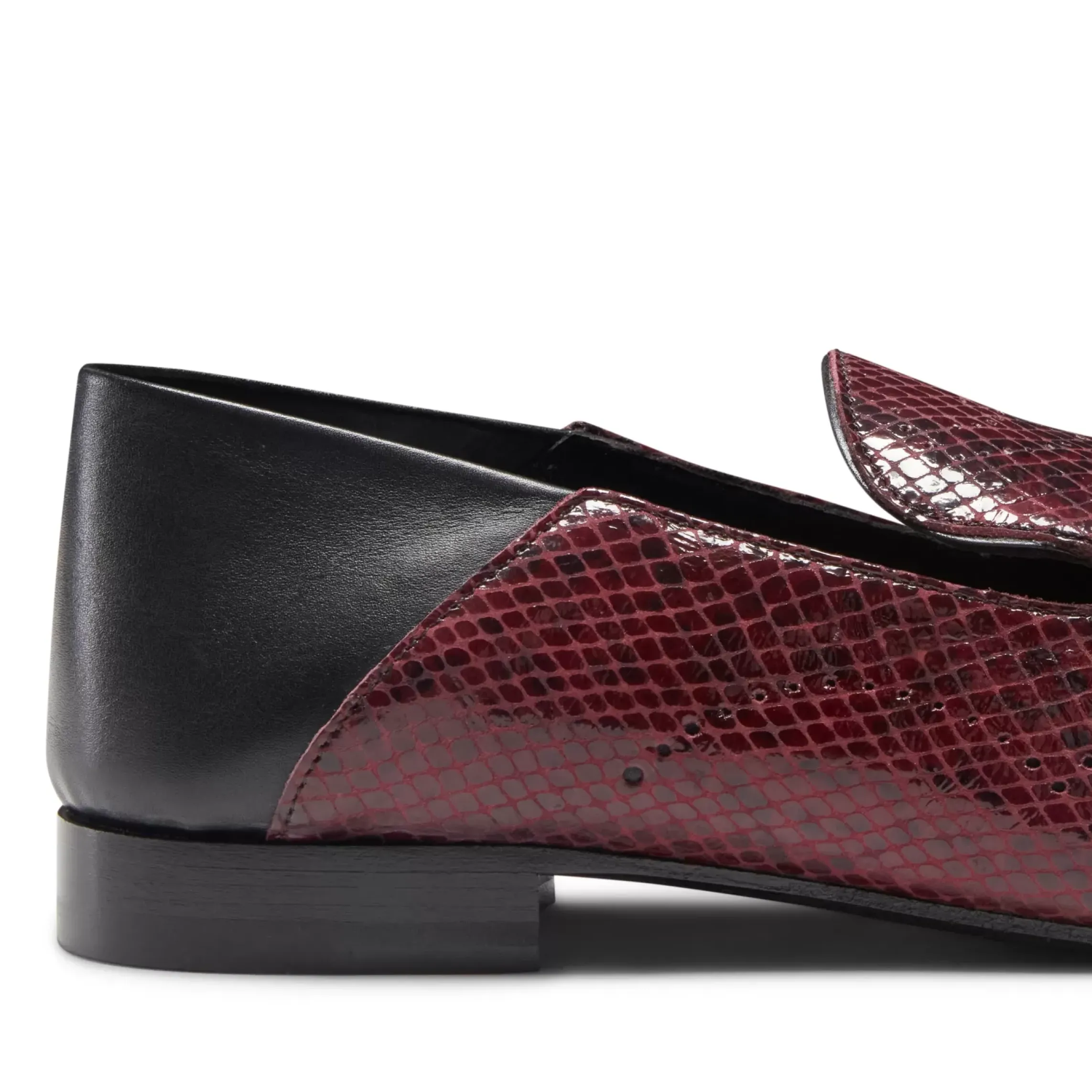 Fratelli Rossetti Plum leather Hobo slipper|^ Slip On