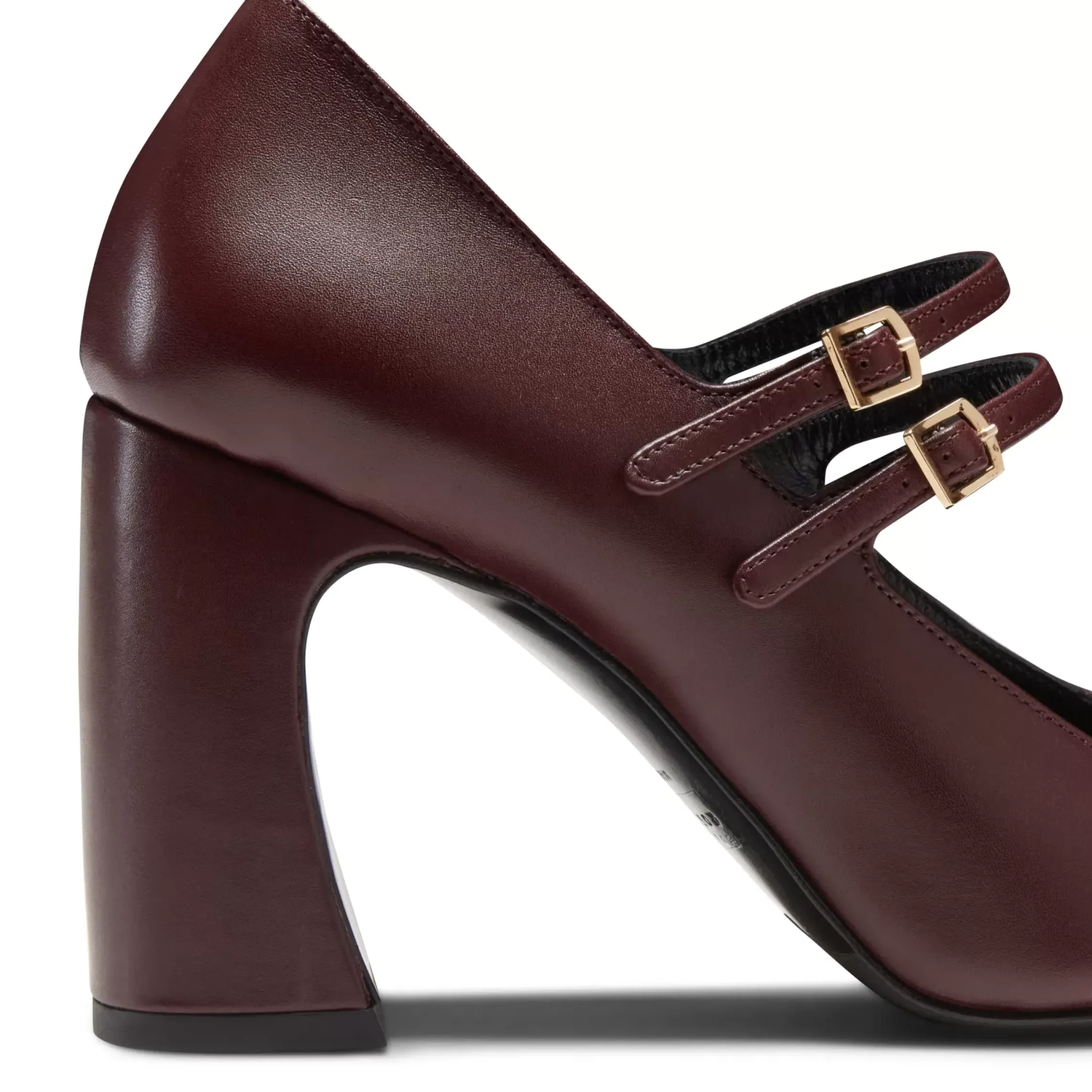 Fratelli Rossetti Plum-coloured leather pump|^ Décolleté