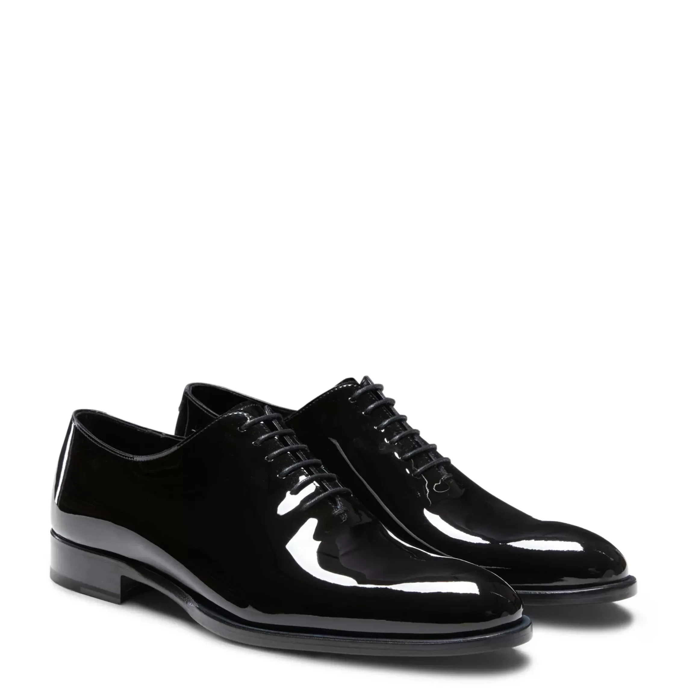 Fratelli Rossetti Richelieu Oxford shoe in black patent leather|^ Lace-up Shoes