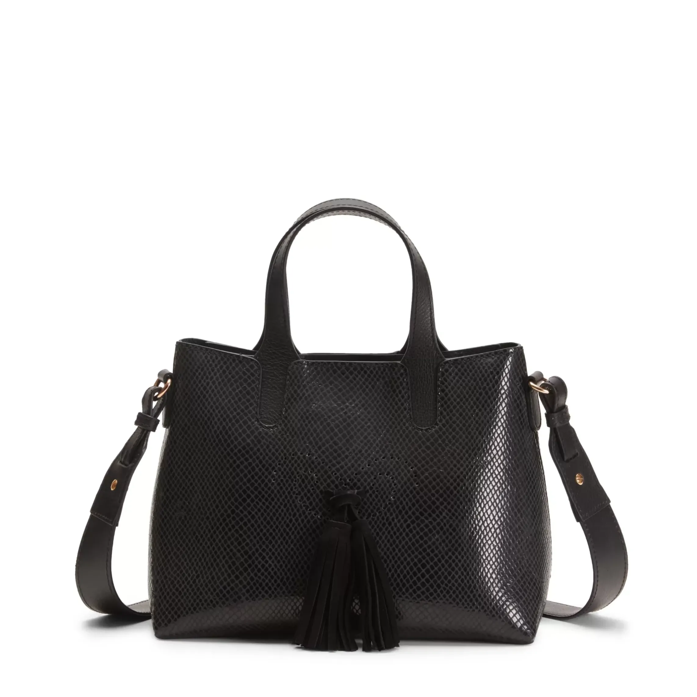 Fratelli Rossetti Small black leather Hobo Tote Bag|^ Bags