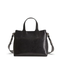 Fratelli Rossetti Small black leather Hobo Tote Bag|^ Bags