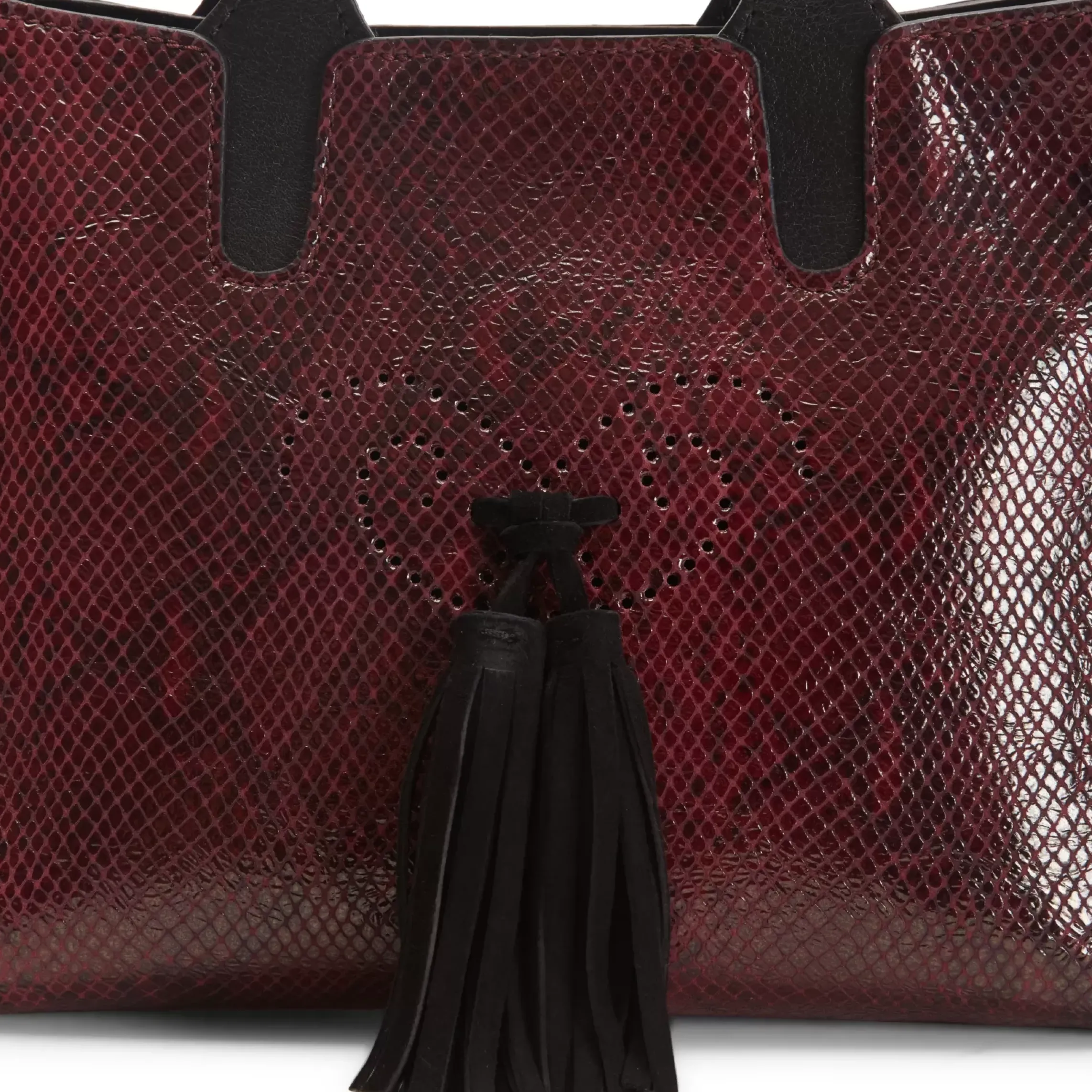 Fratelli Rossetti Small Hobo Tote Bag in plum-coloured leather|^ Bags