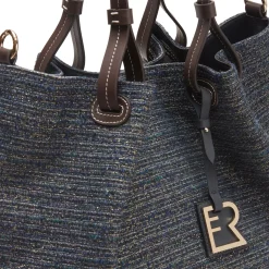 Fratelli Rossetti Tote bag Royal in tessuto blu-^ Bags