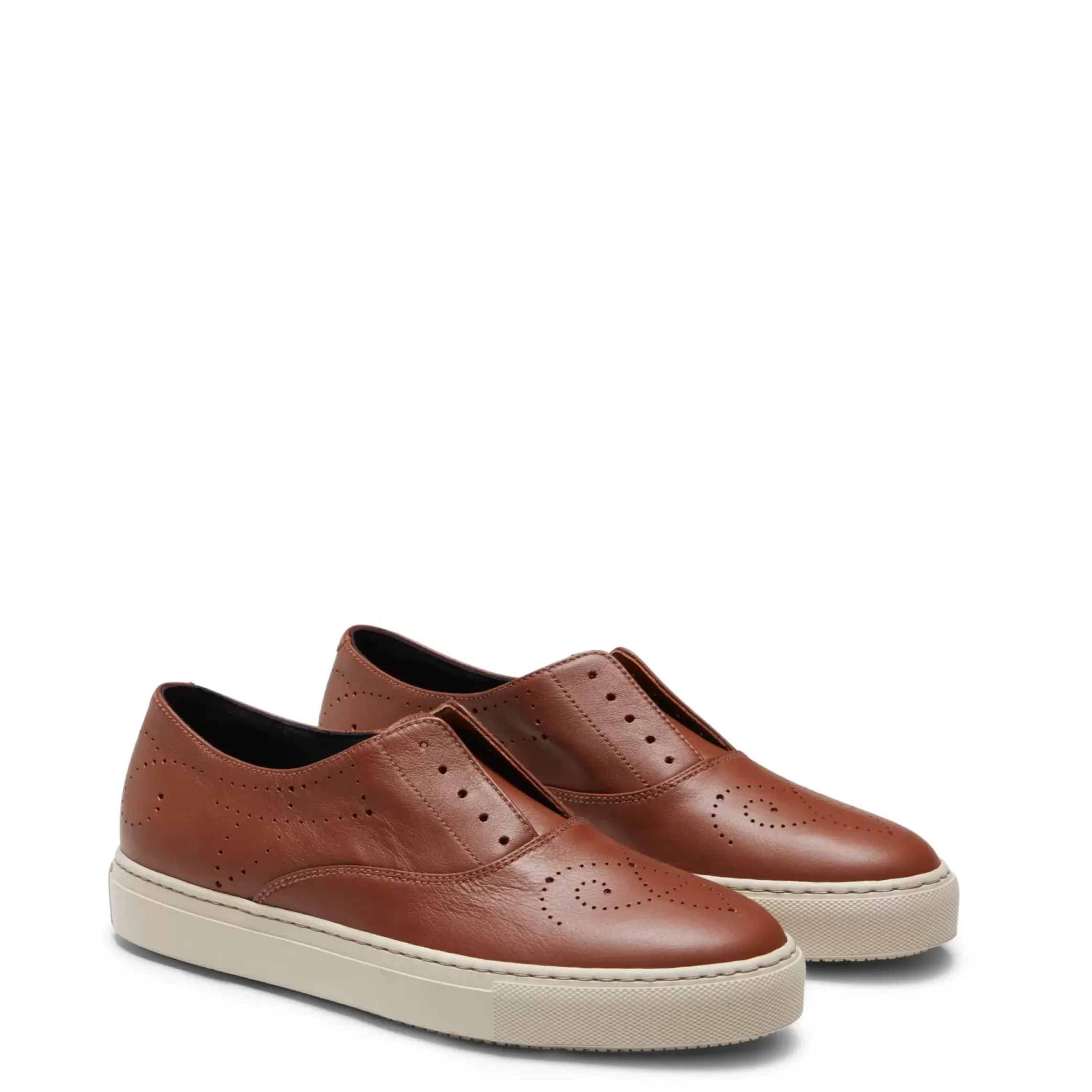 Fratelli Rossetti Women’s almond-coloured leather sneaker |^ Sneakers