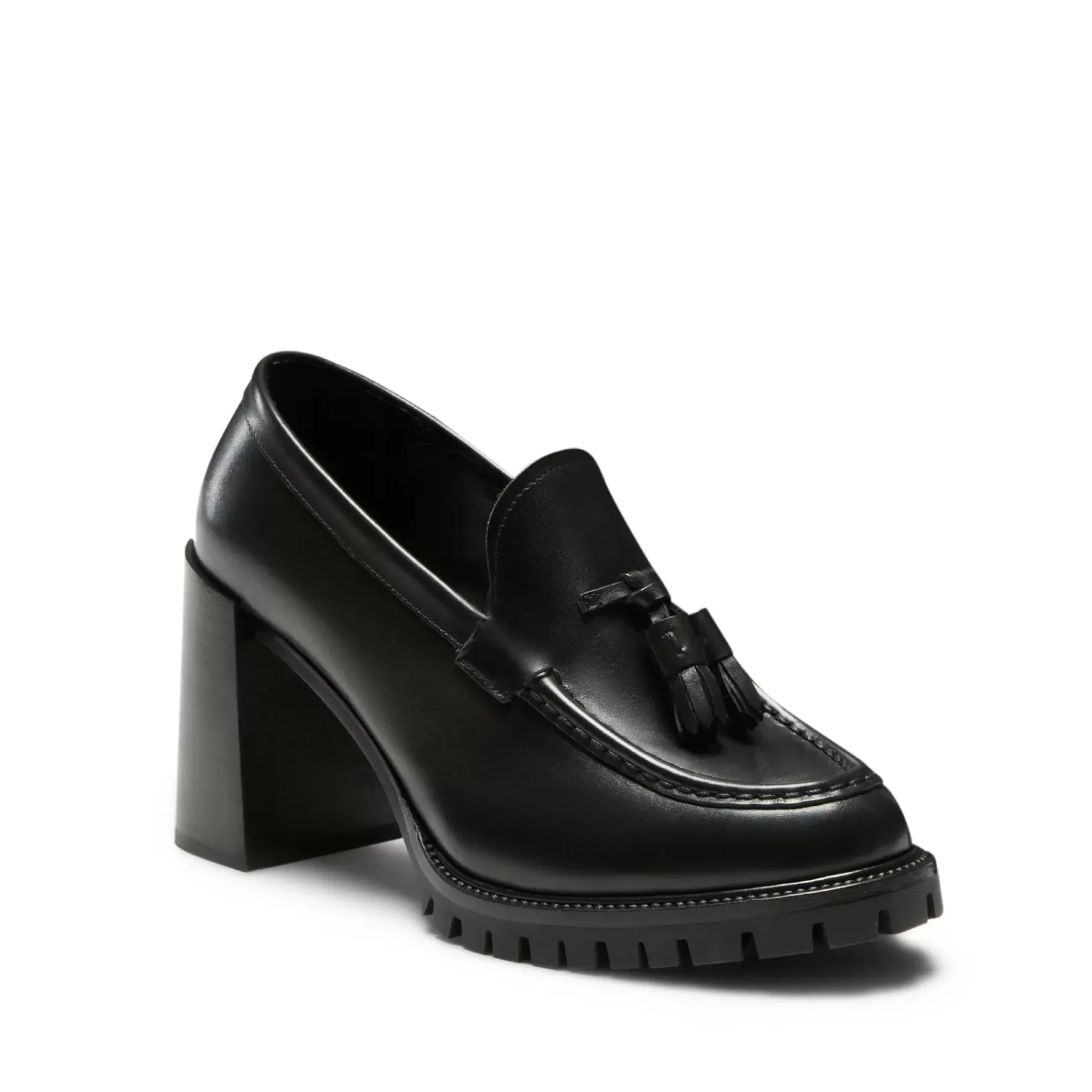 Fratelli Rossetti Women's black leather Brera loafer|^ Loafers