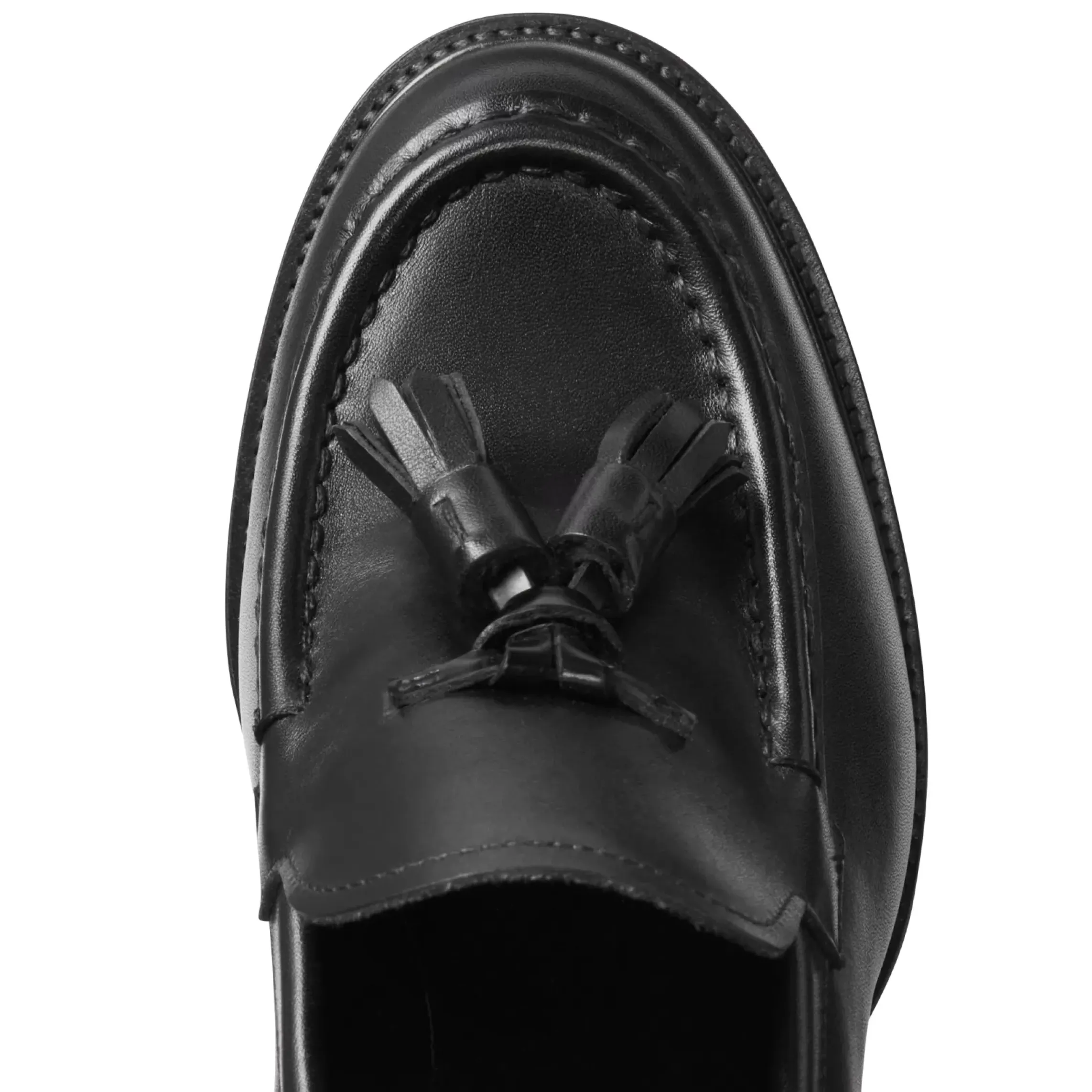Fratelli Rossetti Women's black leather Brera loafer|^ Loafers