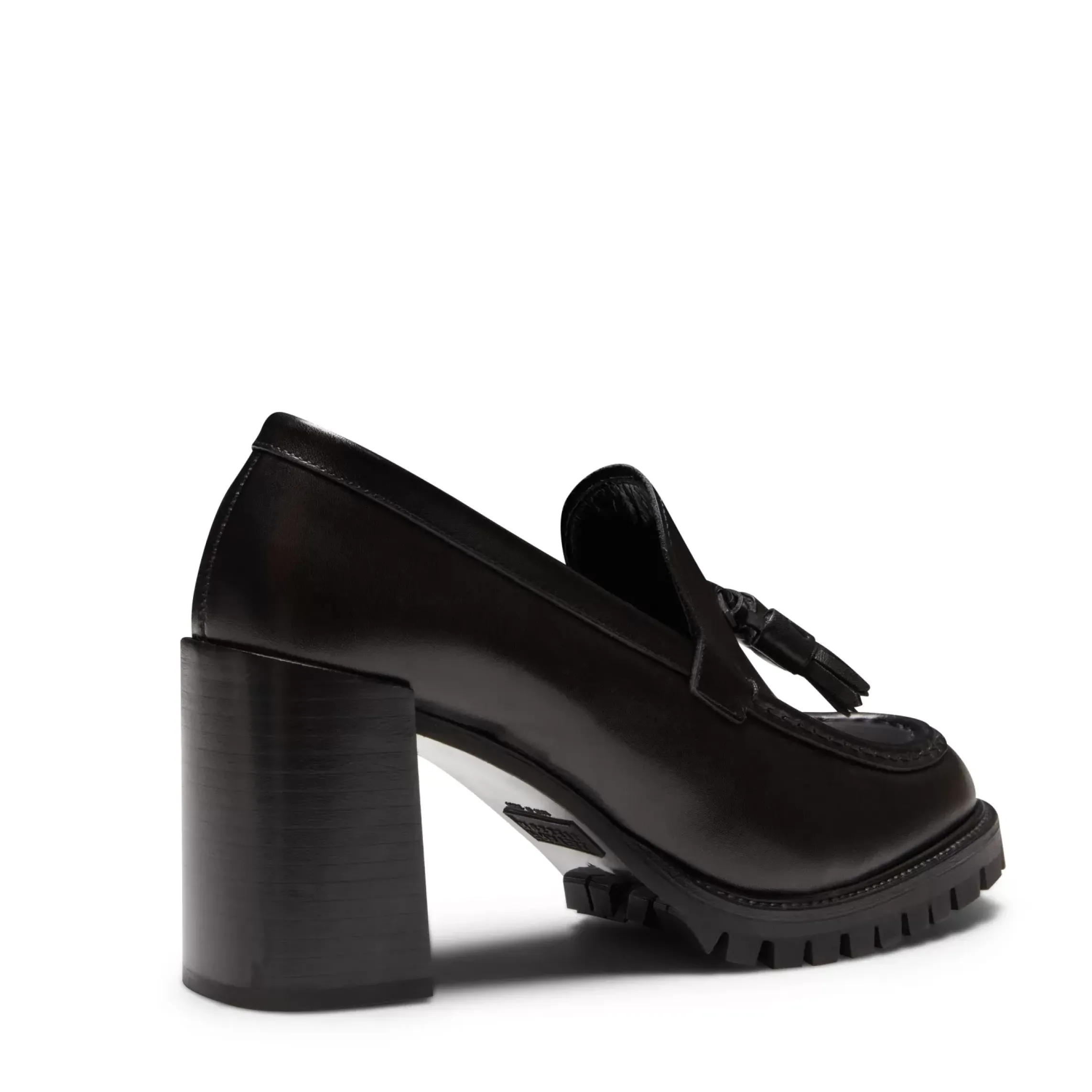 Fratelli Rossetti Women's black leather Brera loafer|^ Loafers