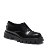 Fratelli Rossetti Women's black leather Dandy Derby shoe|^ Lace-up Shoes