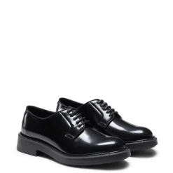 Fratelli Rossetti Women's black leather Derby lace-up|^ Lace-up Shoes