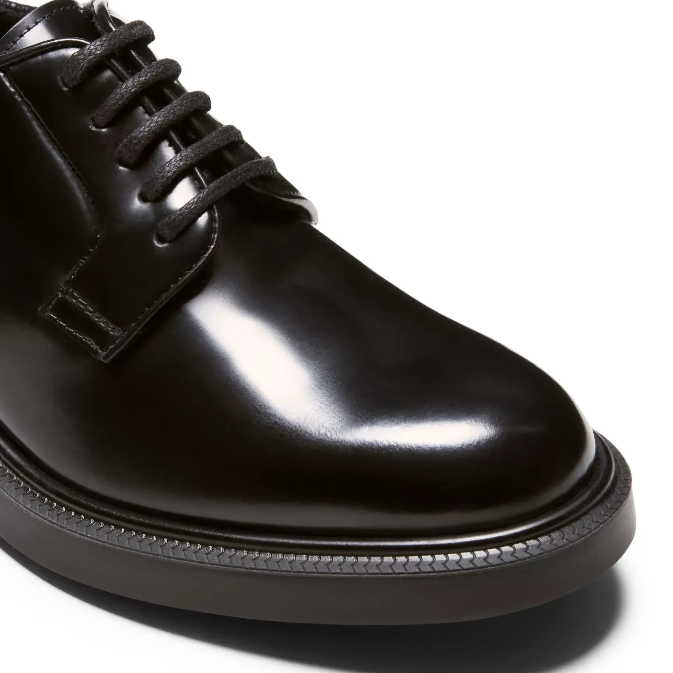 Fratelli Rossetti Women's black leather Derby lace-up|^ Lace-up Shoes