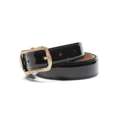 Fratelli Rossetti Women's black patent leather belt|^ Accessories