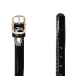 Fratelli Rossetti Women's black patent leather belt|^ Accessories